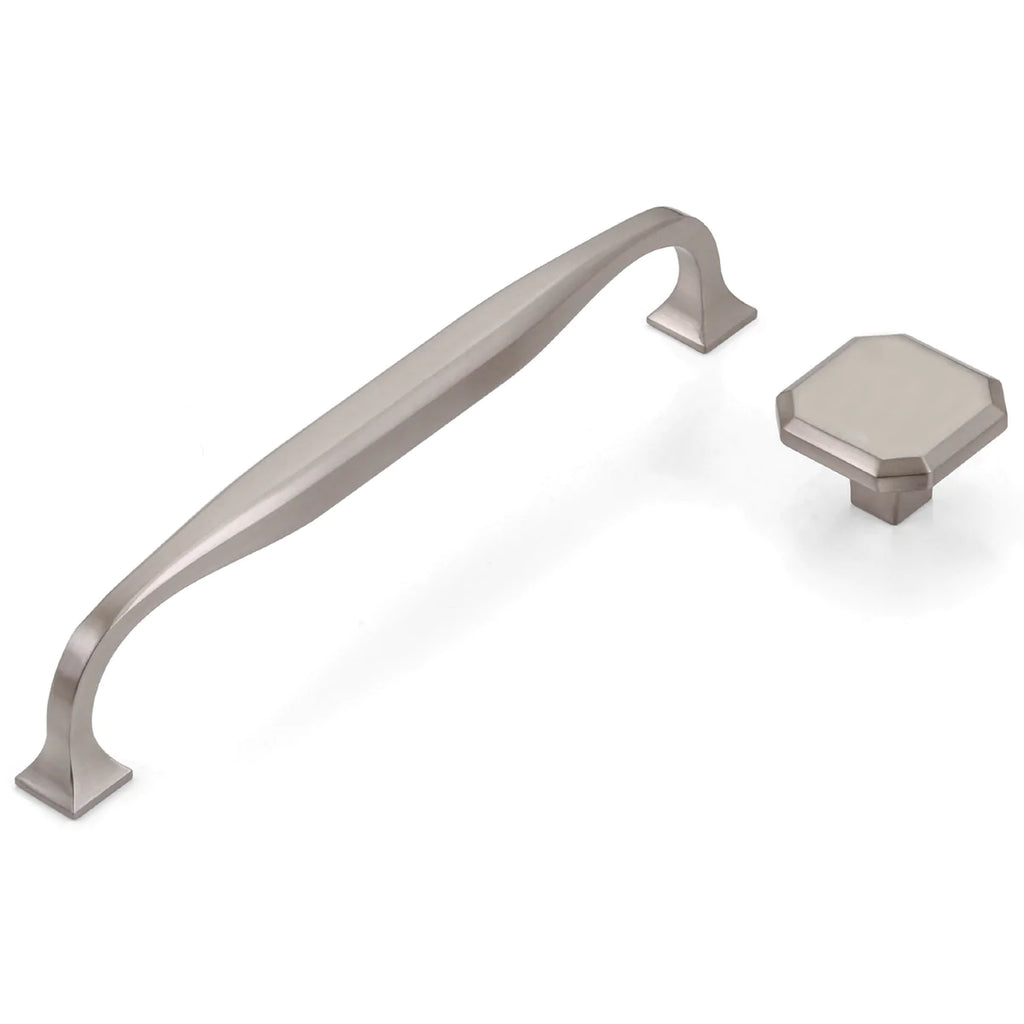 Handle Supply Co. Corbusier Handle and Knob Collection in Nickel