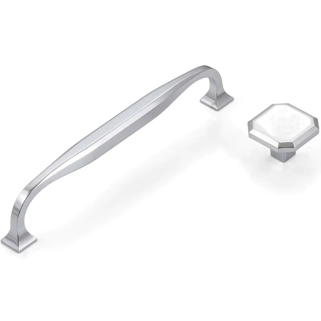 Handle Supply Co. Corbusier Handle and Knob Collection in Polished Chrome Plated